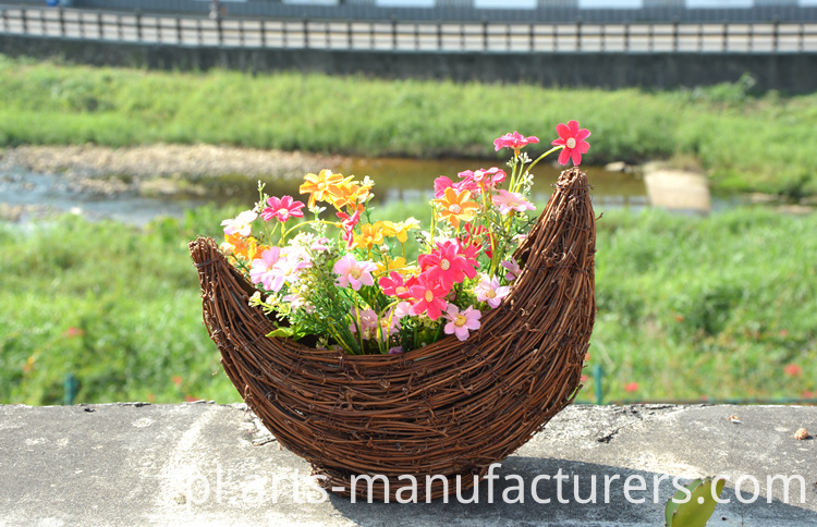 doniczka rattanowa rattan flower pot